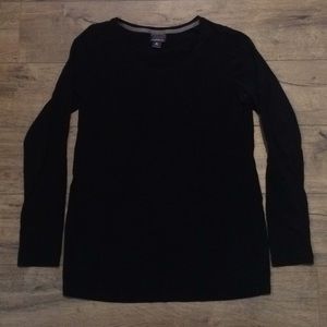 Long Sleeve Black Maternity Shirt Medium